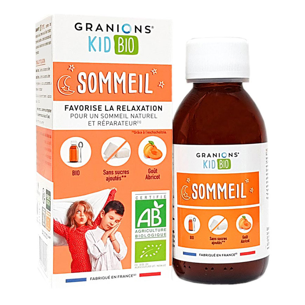 Granions Kid Sciroppo di albicocca Sonno biologico 125 ml