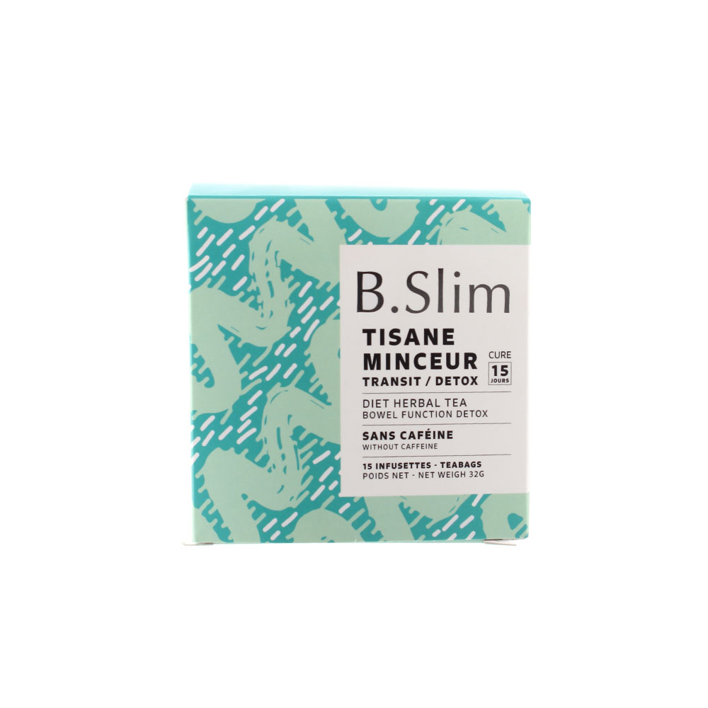 Diet World B.Slim Tisana dimagrante Detox 15 bustine Tè senza caffeina