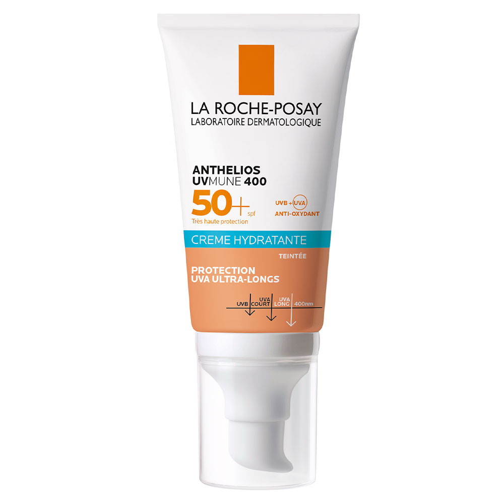La Roche-Posay Anthelios Crema solare idratante colorata con profumo Protezione molto alta SPF 50+ 50ml