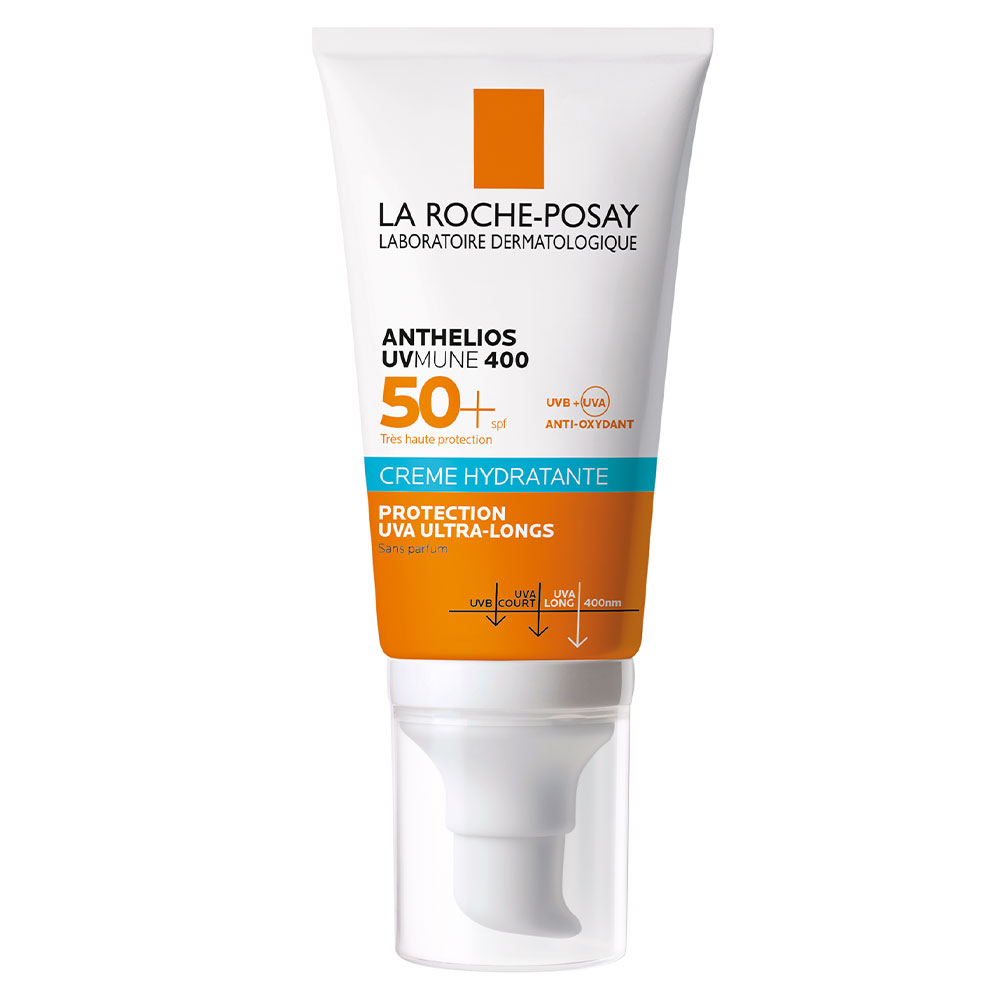 La Roche-Posay Crema solare viso Uvmune 400 idratante protezione molto alta SPF50+ senza profumo 50 ml