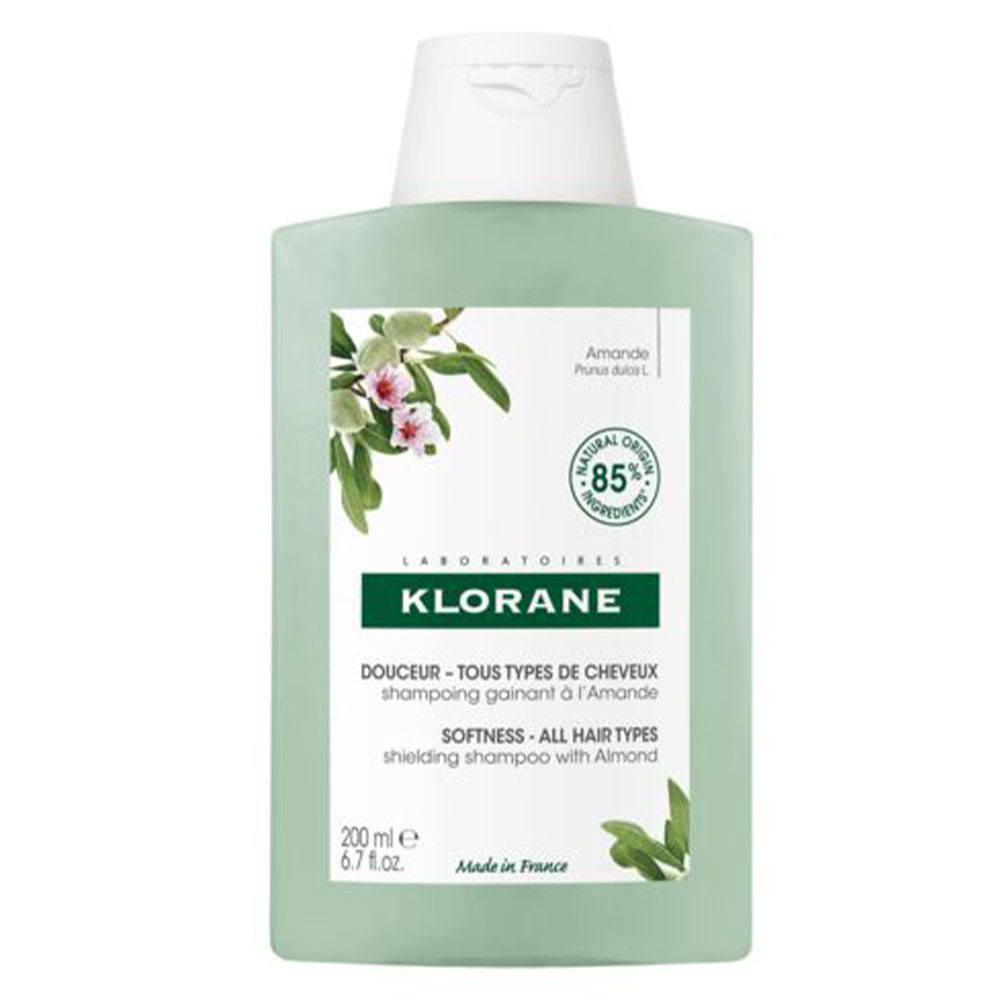 Klorane Mandorla Shampoo al Latte di Mandorla per tutti i tipi di capelli 200ml