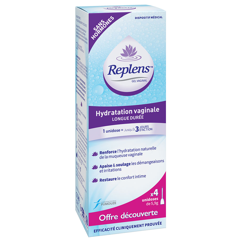 Replens Gel vaginale idratante 4 Applicatori monodose