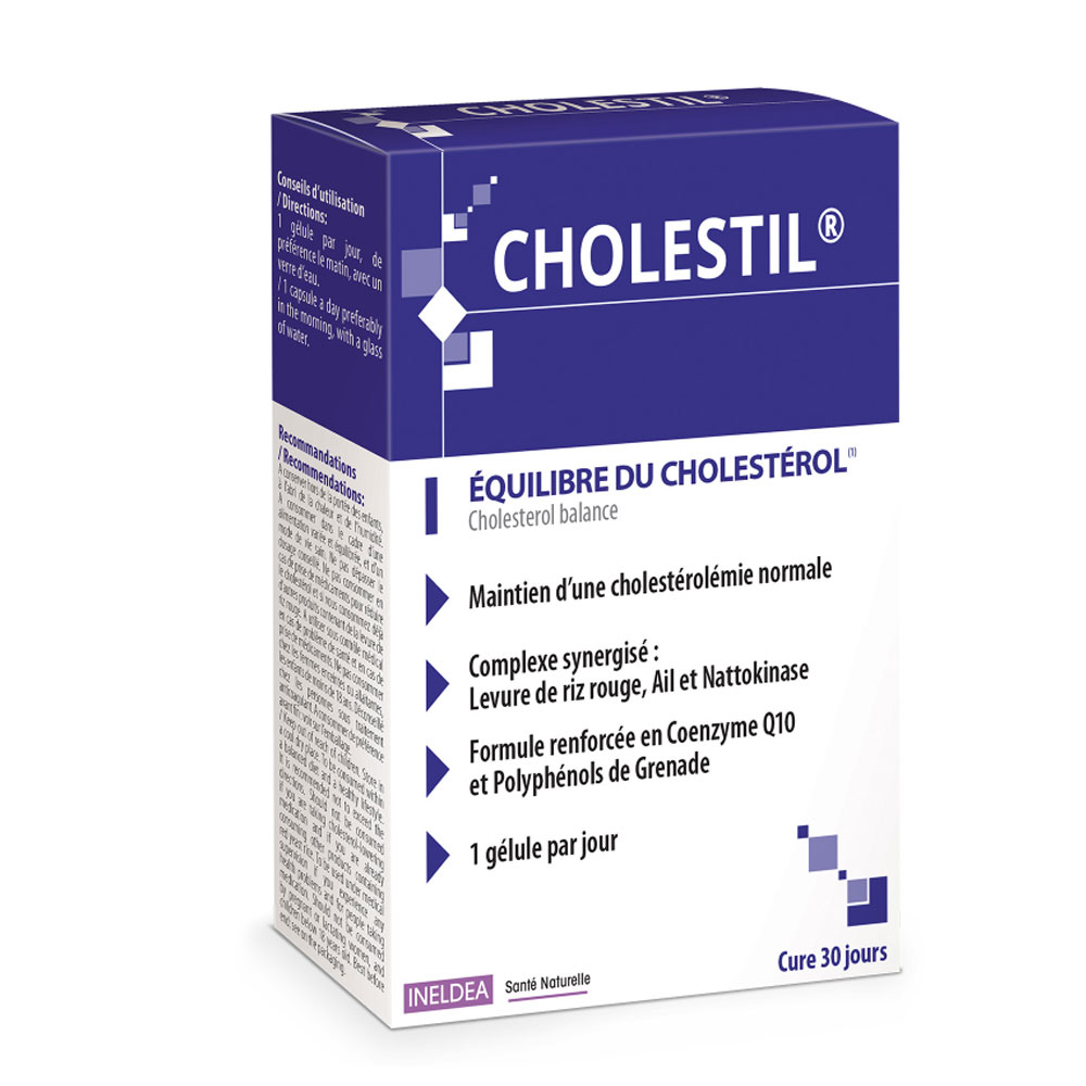 Ineldea Santé Naturelle Cholestil Equilibrio del colesterolo 30 capsule