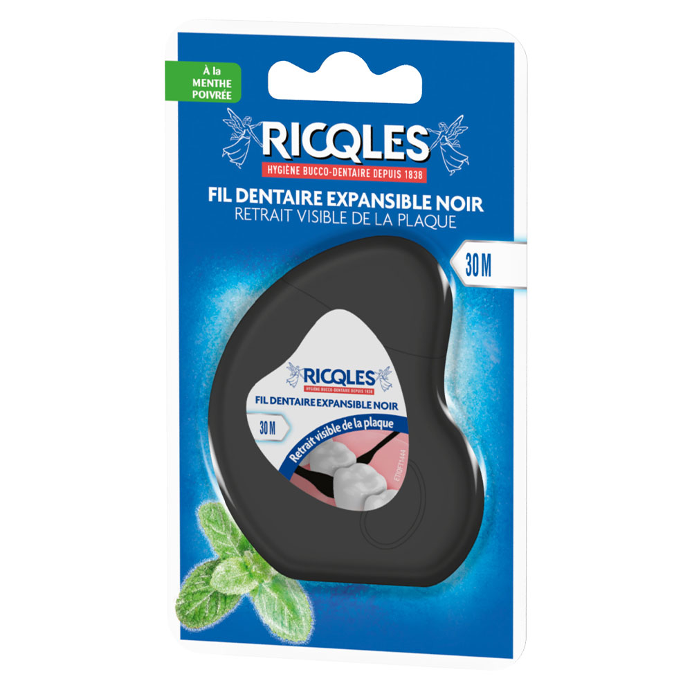 Ricqles Filo dentale espandibile 30 m Menta piperita