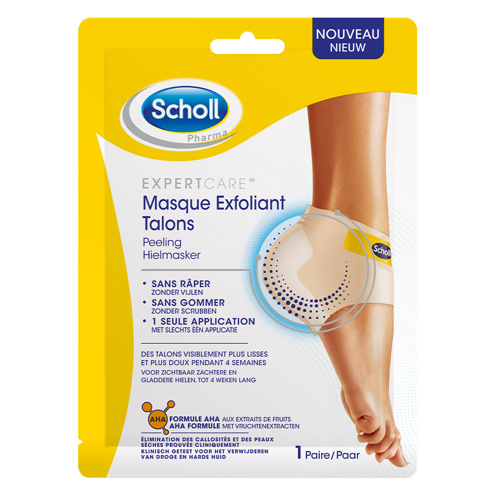 Scholl Expert Care Maschera esfoliante per talloni 1 coppia