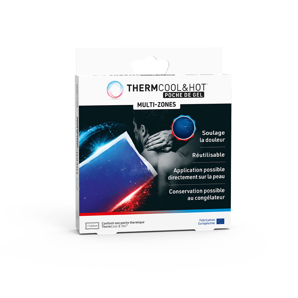 Bausch&Lomb ThermCool&Hot Compressa in gel per zone multiple caldo/freddo 1 pezzo 11x26 cm