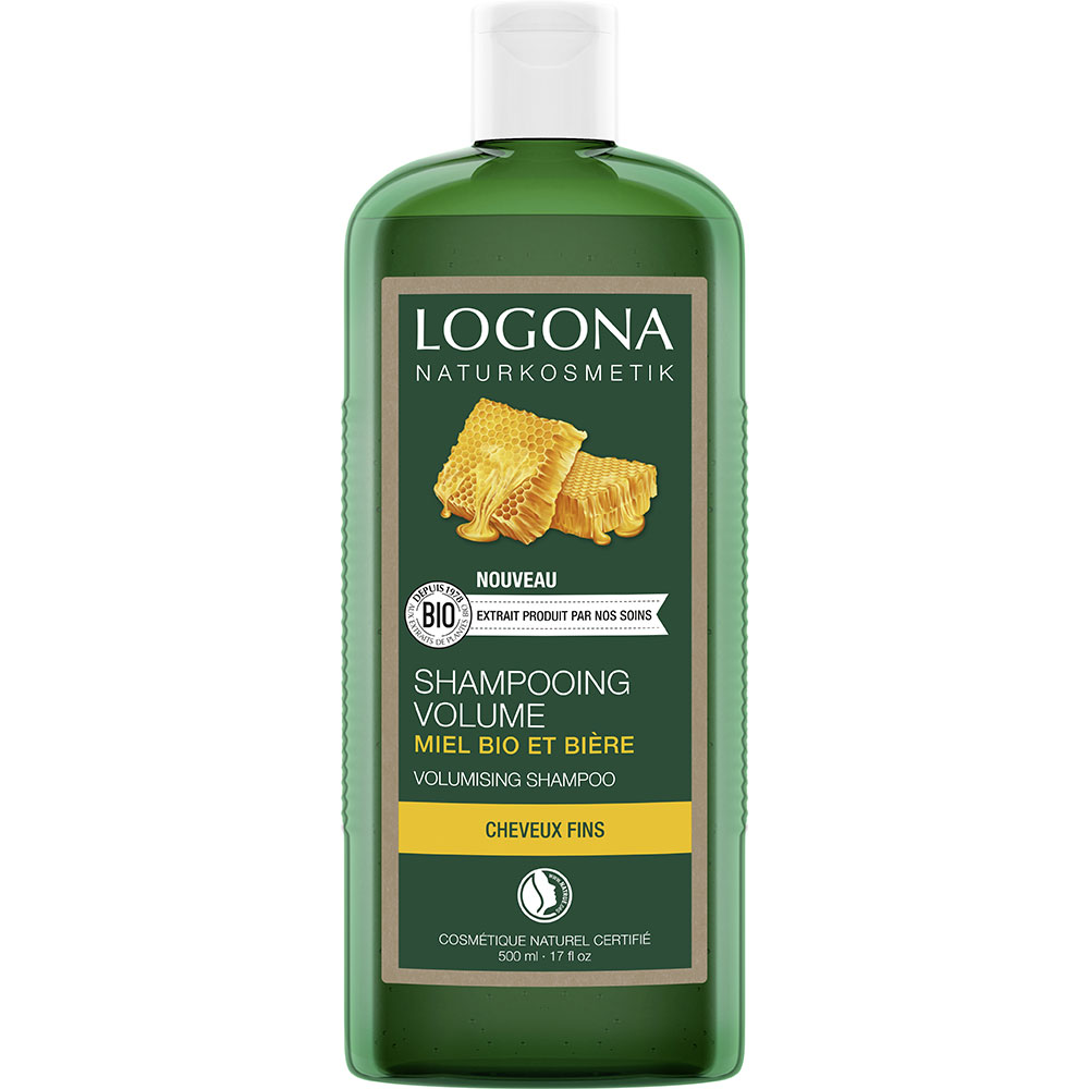 Logona Shampoo volume alla birra e al miele Bio 500ml