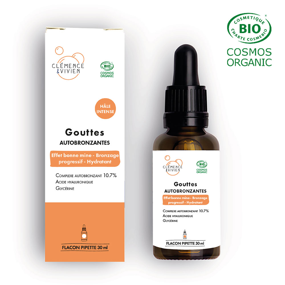 Clemence&Vivien Gocce autoabbronzanti biologiche 30ml
