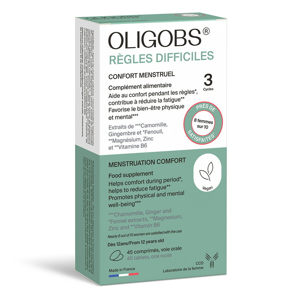 Ccd Oligobs Confort mestruale per cicli difficili 3 cicli 45 compresse