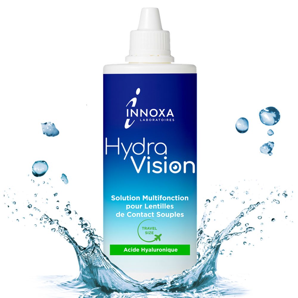 Innoxa HydraVision Soluzione multifunzione per lenti a contatto morbide per occhi sensibili 100ml