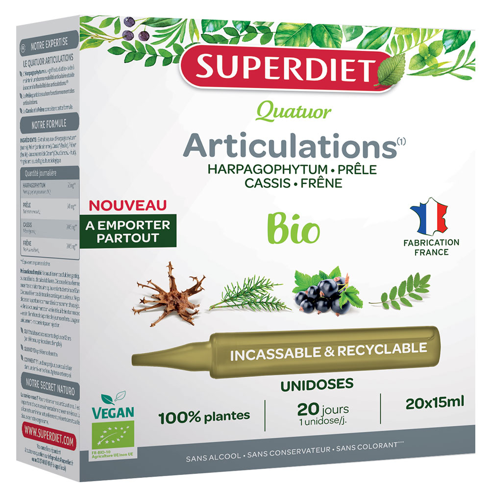 Superdiet Articolazioni di arpagofito Organico 20x15ml