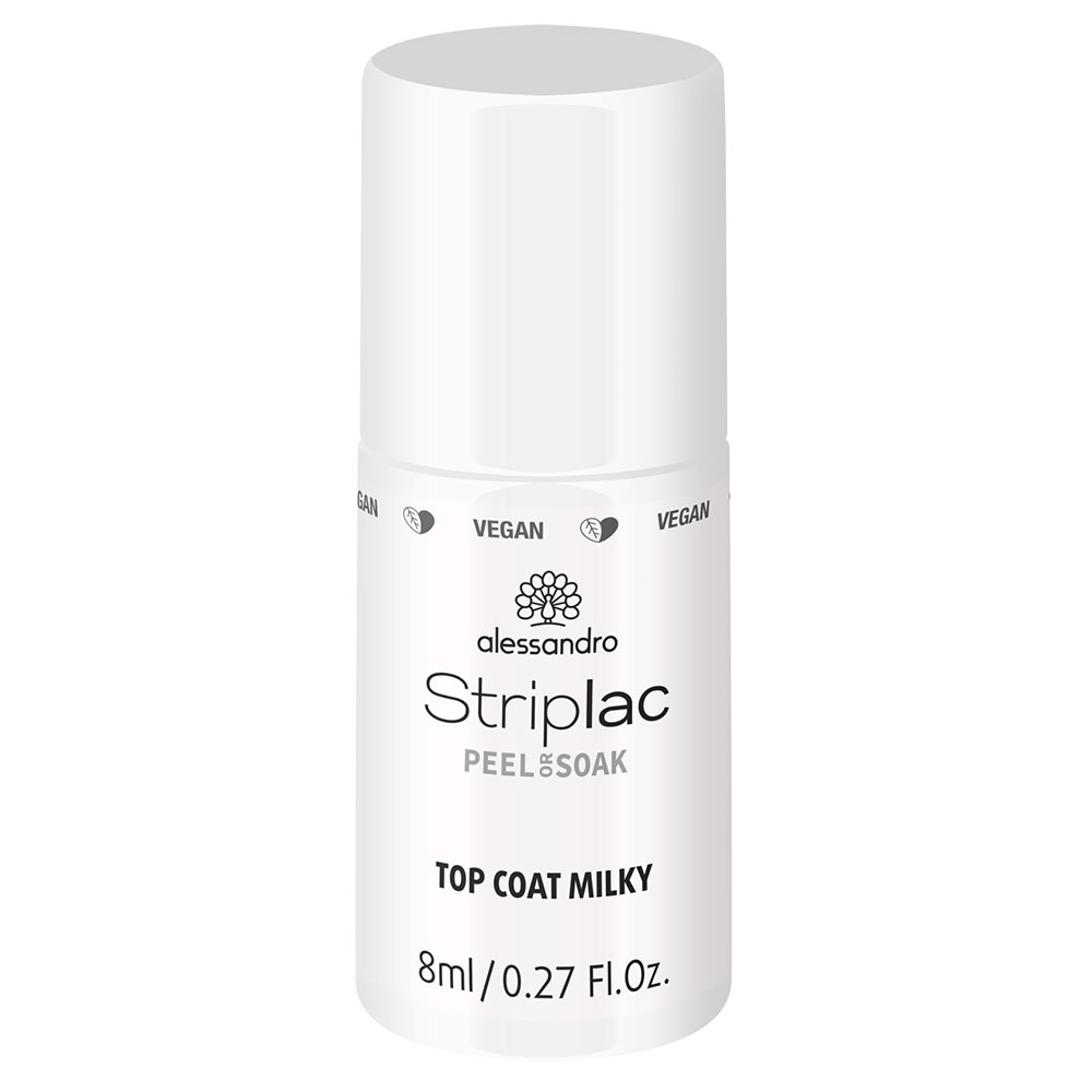 Alessandro Striplac Top coat lattiginoso Semipermanente 8ml