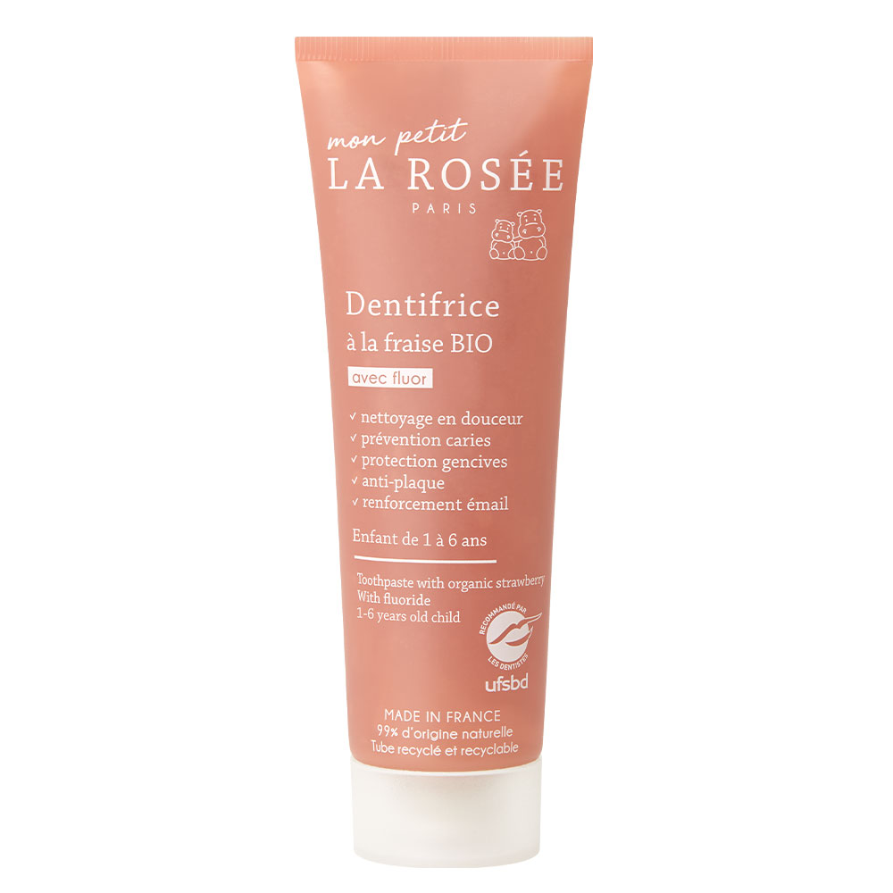 LA ROSÉE Bebè Dentifricio alla fragola bio 50 ml