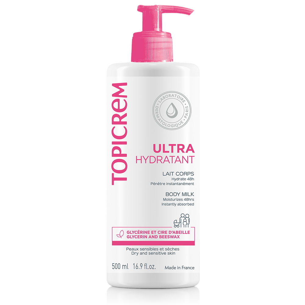 Topicrem Ultra-Hydratant Latte Corpo Ultra-Idratante Pelli Sensibili e Secche Peaux Sensibles Et Seches 500ml