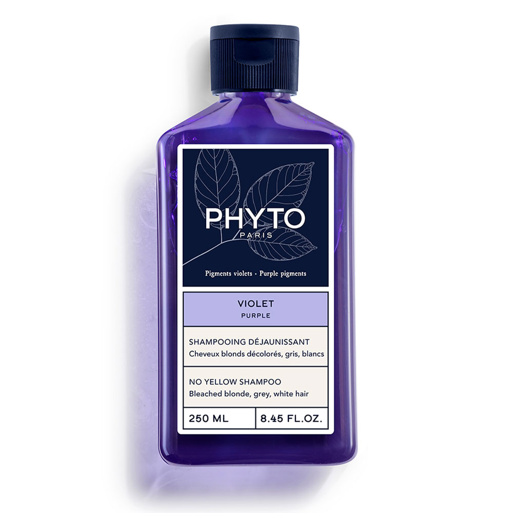 Phyto Paris Viola Shampoo ringiovanente Capelli biondi sbiancati, grigi e Blanc 250ml