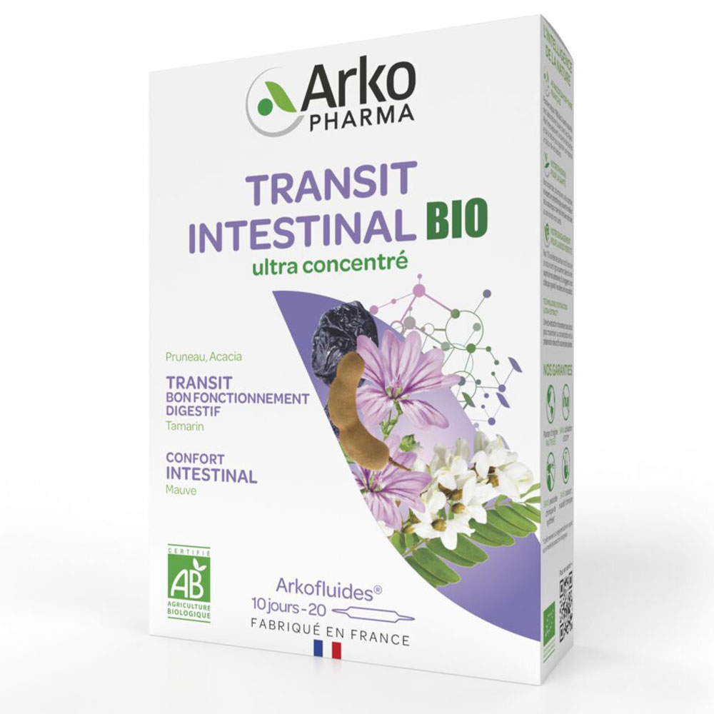 Arkopharma Arkofluidi Transito intestinale organico 20 lampadine