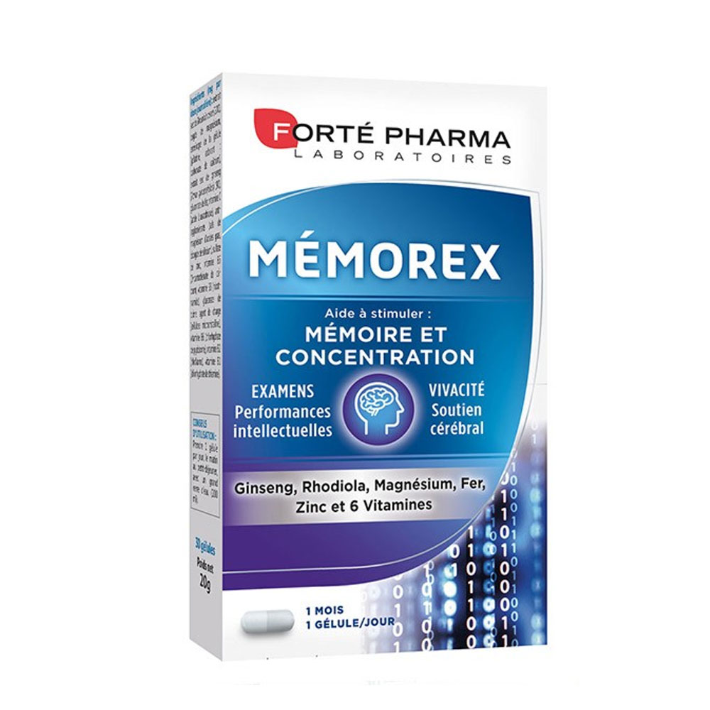 Forté Pharma Mémorex e memoria e concentrazione 30 capsule