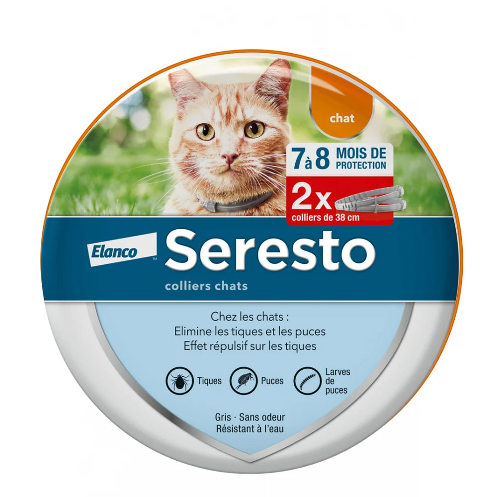 Seresto Collare Antiparassitario per Gatti 2 pz