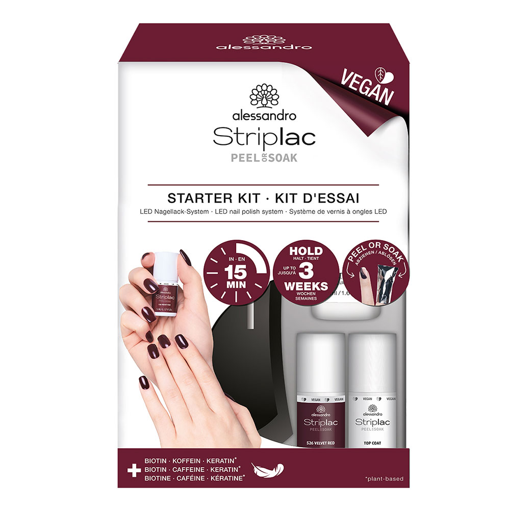 Alessandro Striplac Peel o Soak Starter Kit Semipermanente