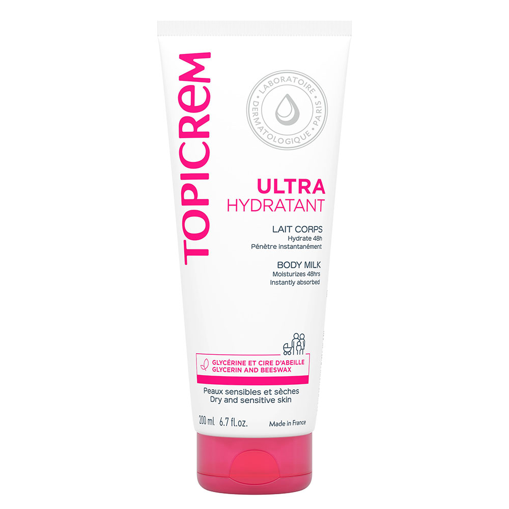 Topicrem Ultra-Hydratant Latte Corpo Ultra-idratante Pelli sensibili e Secche Peaux Sensibles Et Seches 200ml