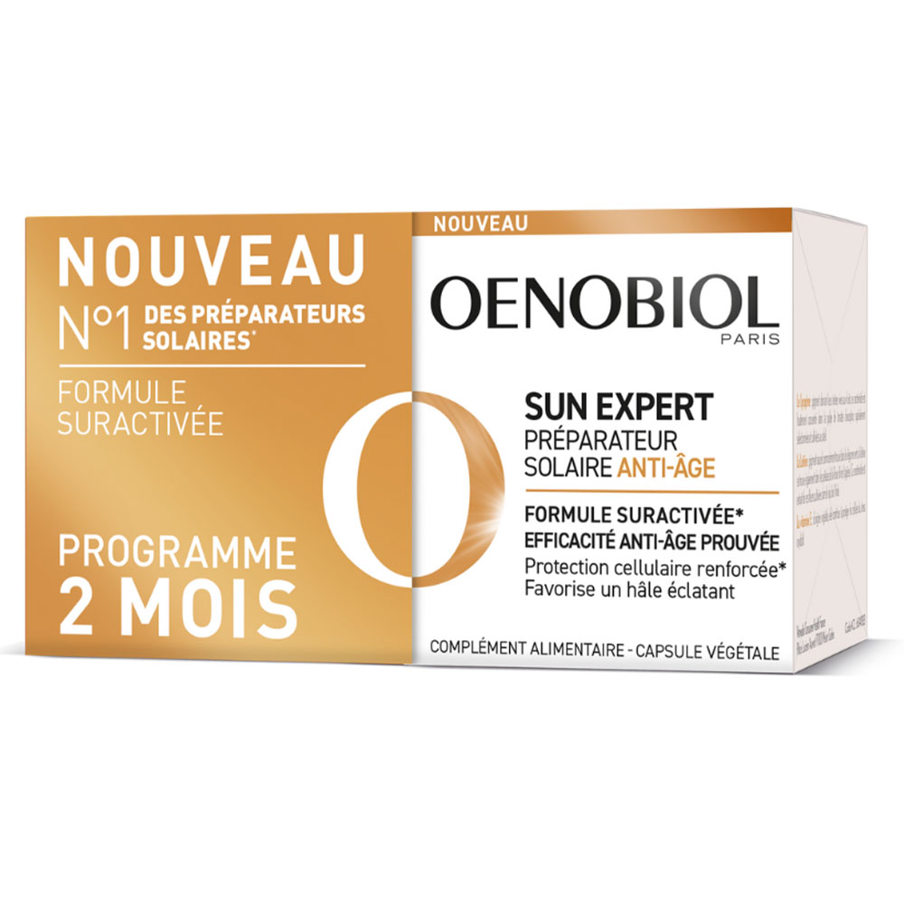 Oenobiol Sun Expert Preparatore solare Anti-età 2x30 Capsule