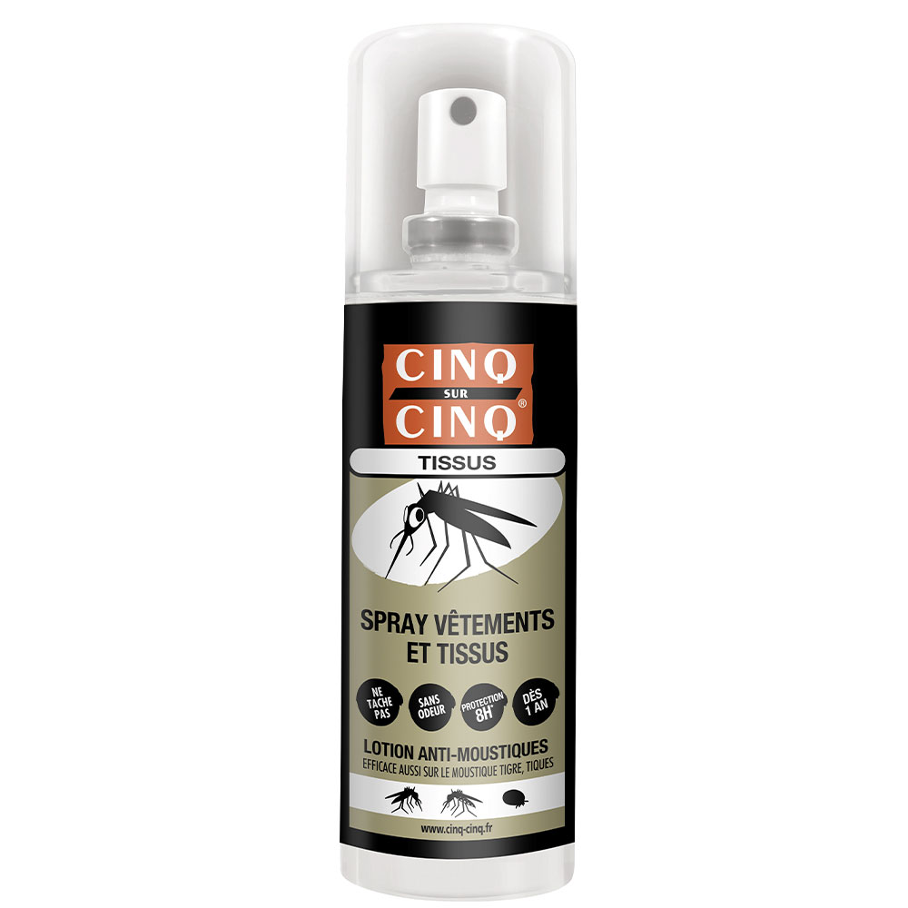 Cinq Sur Cinq Spray anti-zanzare per abiti e tessuti 100 ml