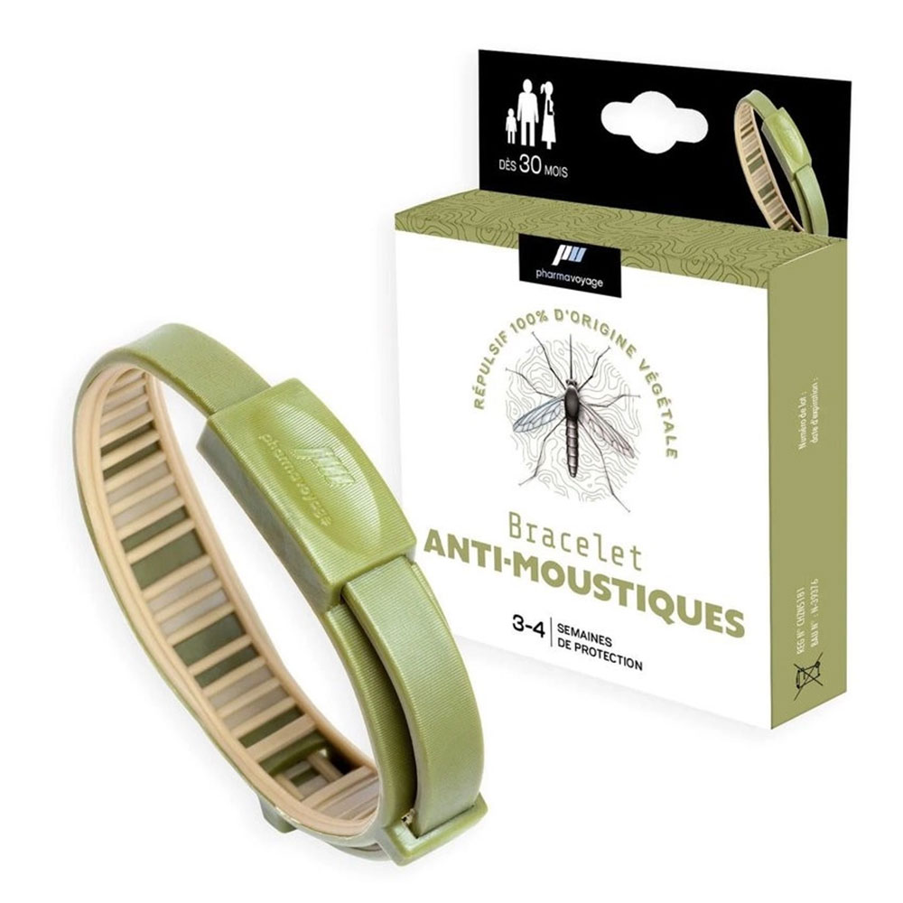 Pharmavoyage Bracciale antizanzare Repellente a base vegetale