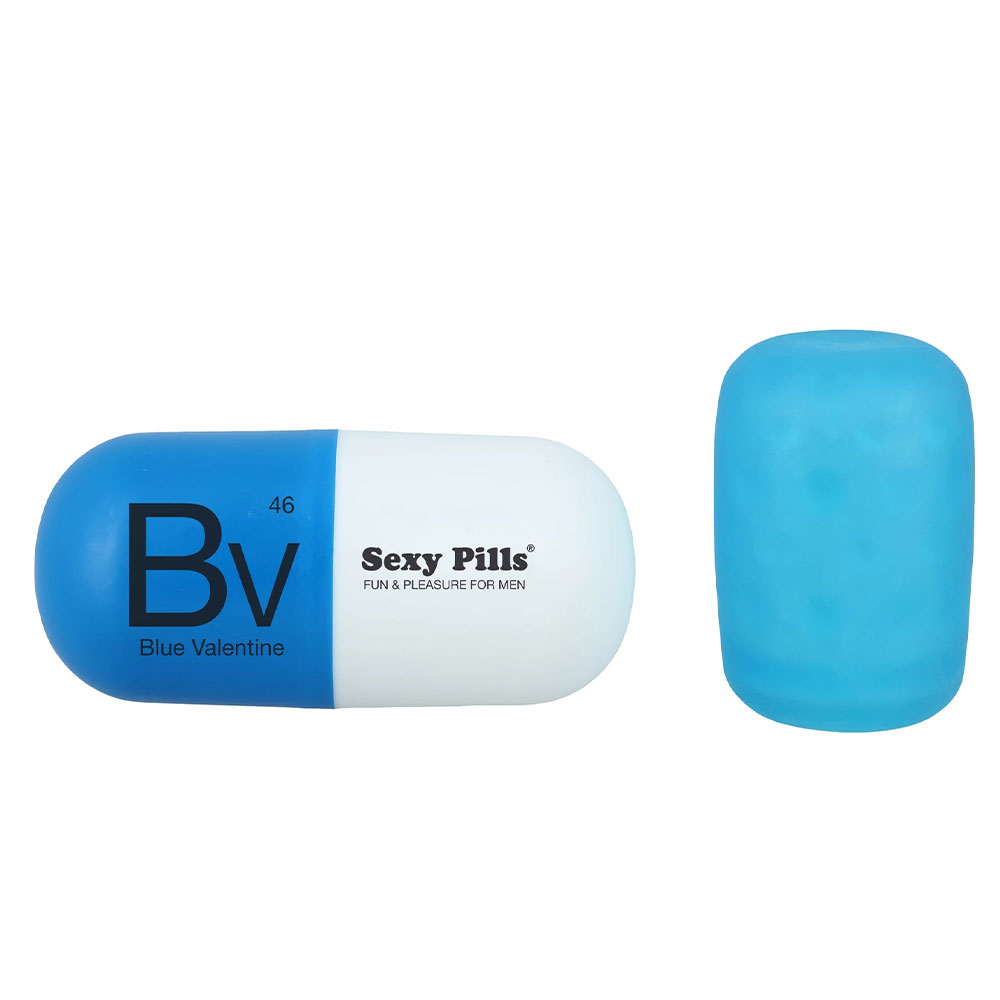 Love To Love Mini masturbatore Sexy Pills Blue