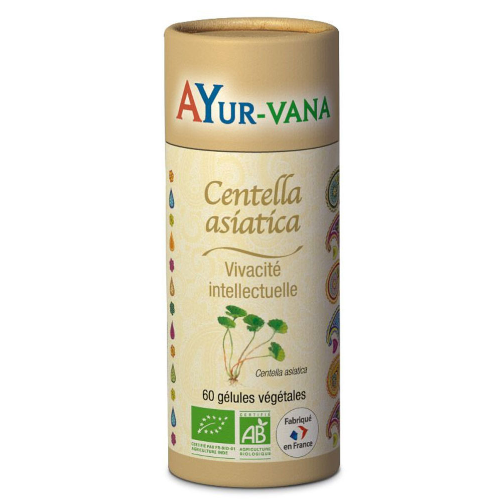 Ayur-Vana Centella asiatica (Gotu kola) biologica x60 capsule