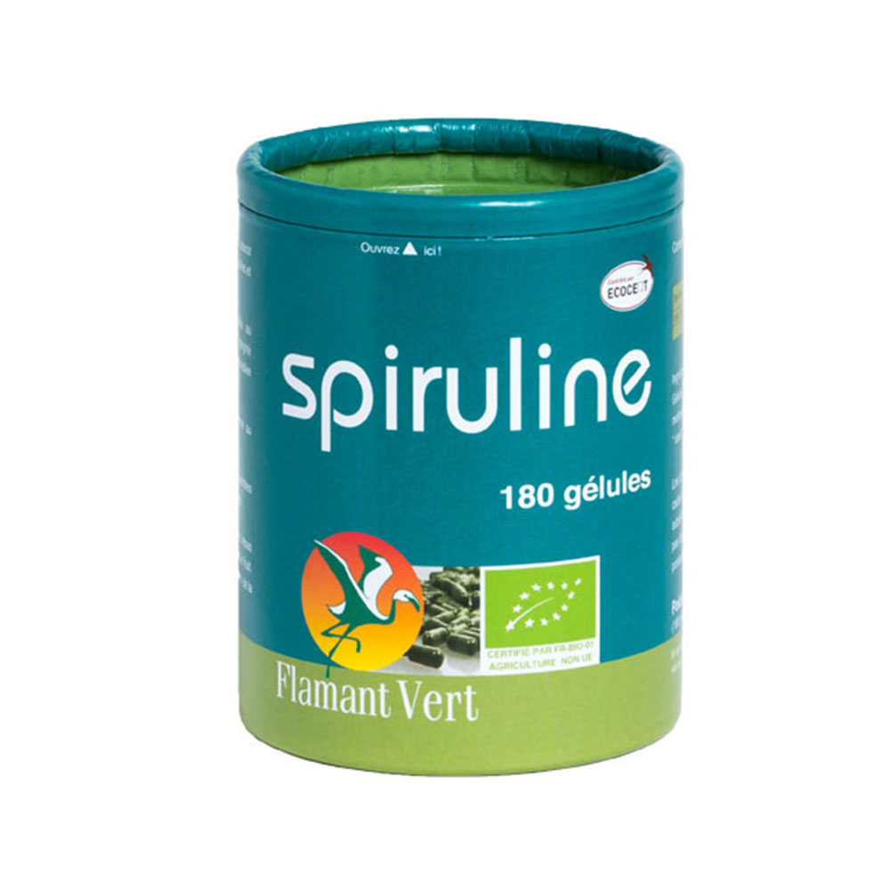 Flamant Vert Spirulina Bio 180 compresse