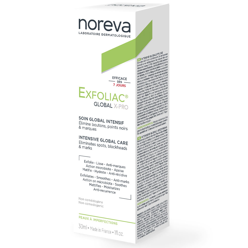 Noreva Exfoliac Trattamento intensivo globale per pelli con imperfezioni 30 ml