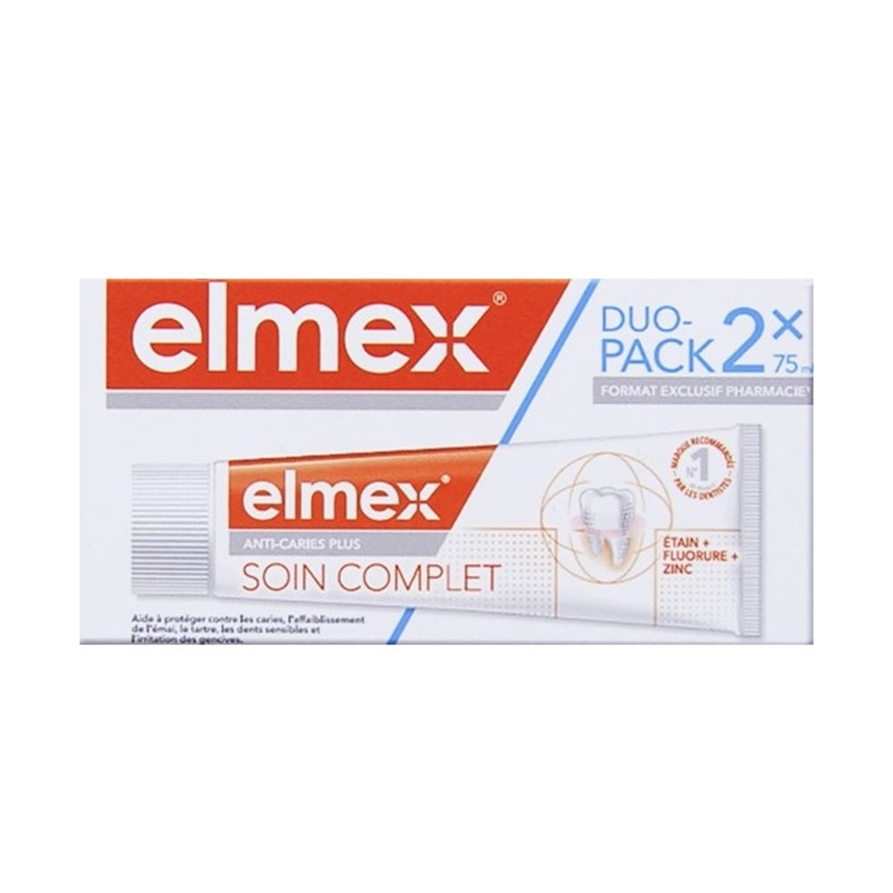 Elmex Protezione Carie Plus Dentifricio Complete Care 2x75ml