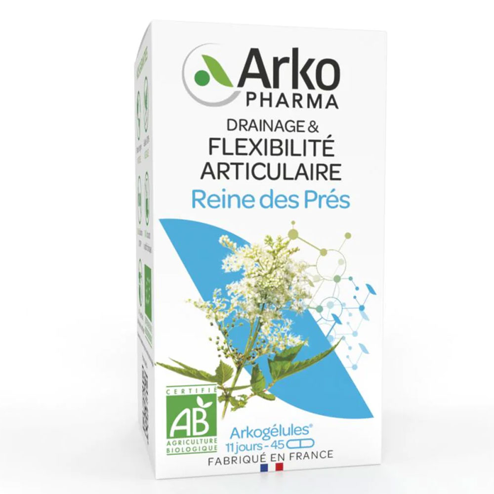 Arkopharma Arkocapsule Reines biologico Drenaggio e flessibilità delle articolazioni 150 Capsule