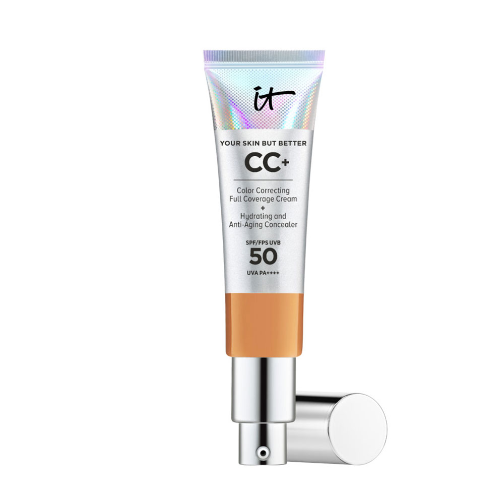 IT Cosmetics Your Skin But Better CC+ correttore di colore SPF50 CC Cream Crema correttiva ad alta copertura Pour tutti i tipi di pelle 32 ml