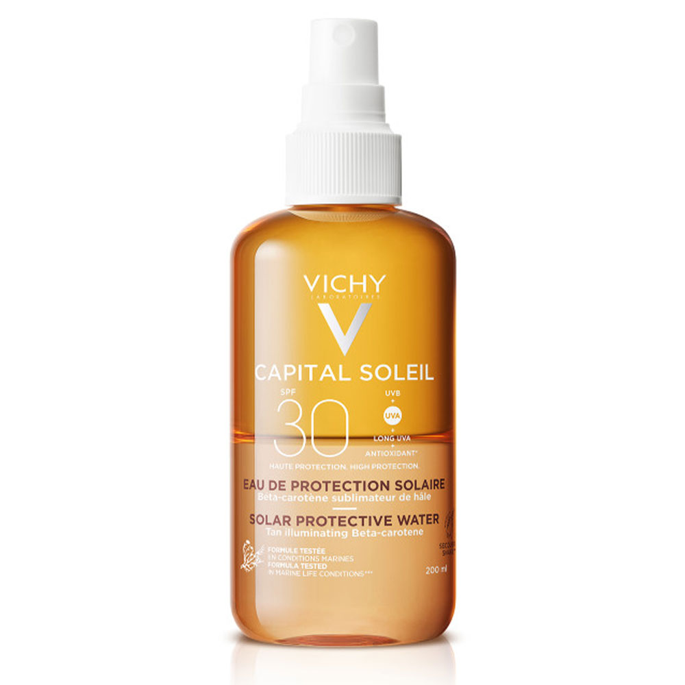 Vichy Capital Soleil Acqua Solare Protettiva SPF30 Abbronzatura Intensa 200ml