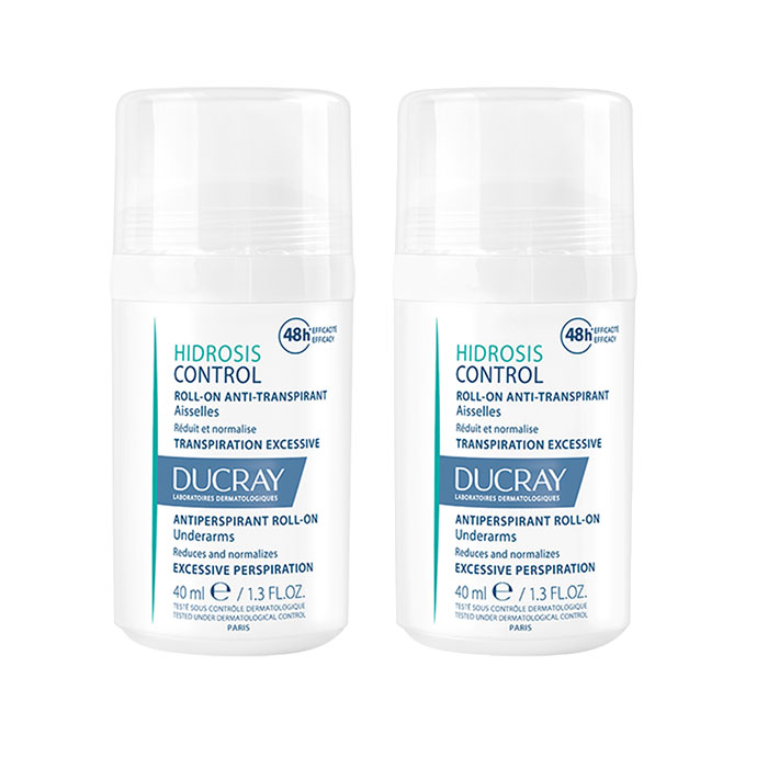 Ducray Hidrosis Control Roll-on antitraspirante per le ascelle 2x40ml