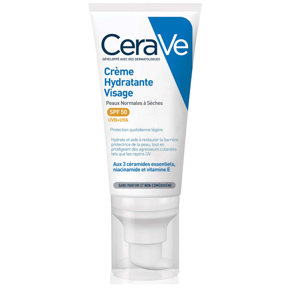 Cerave Crema Viso Idratante SPF50 Pelle da normale a secca 52ml