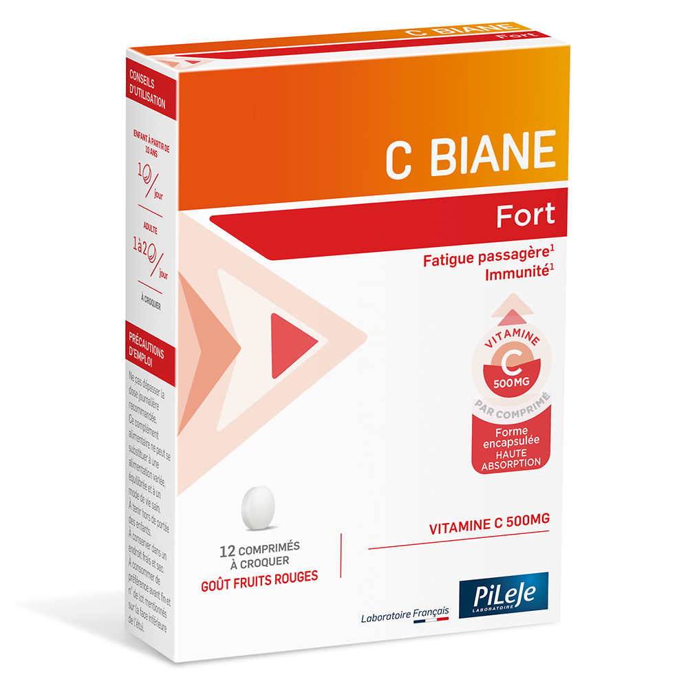 Pileje C Biane Fort 12 compresse masticabili