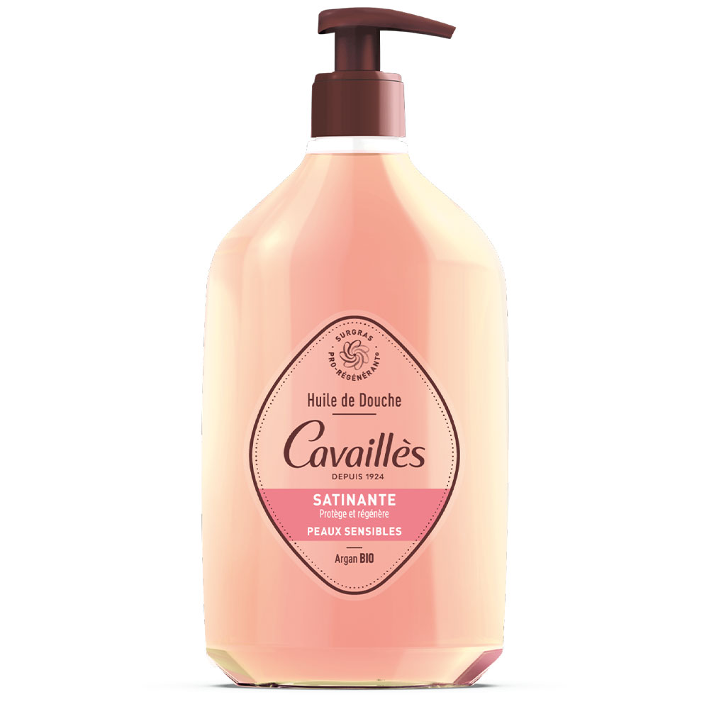 Cavaillès Surgras Actif Olio per bagno e doccia al raso di Argan Bio Pelle Sensibile 750ml