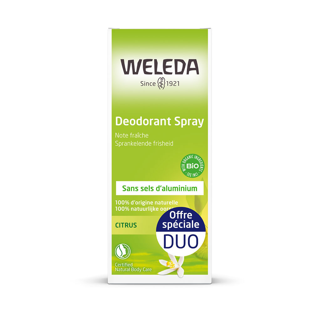 Weleda Limone Deodorante efficacia 24h 2x100ml