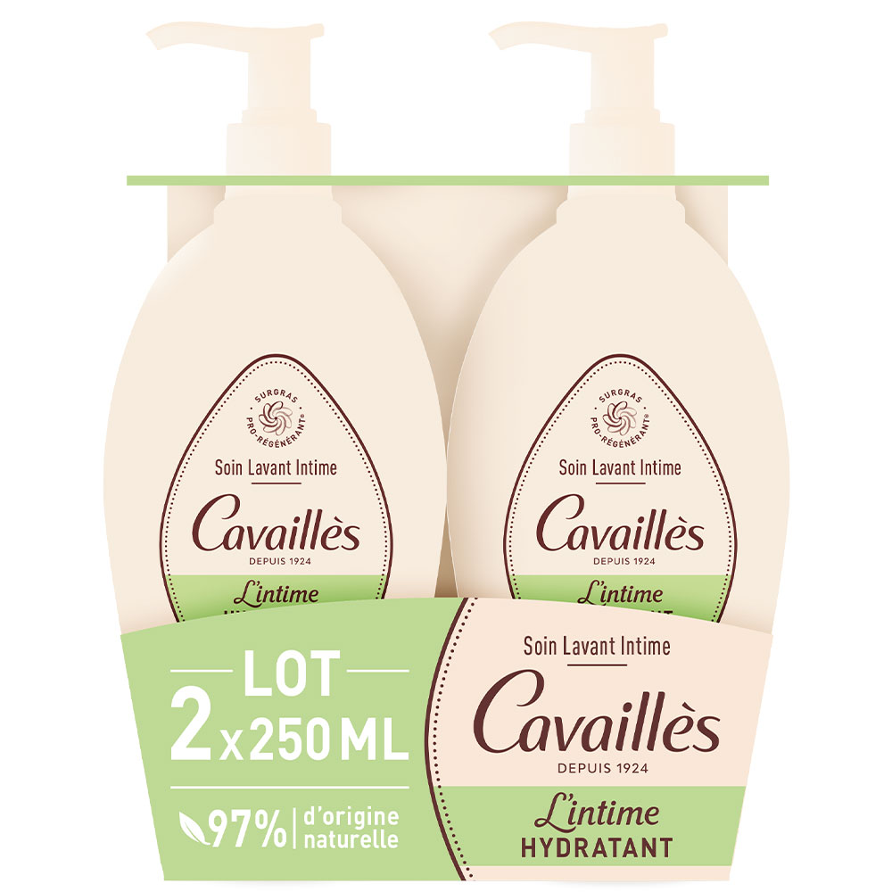 Cavaillès Secchezza intima Detergente naturale idratante 2x250ml
