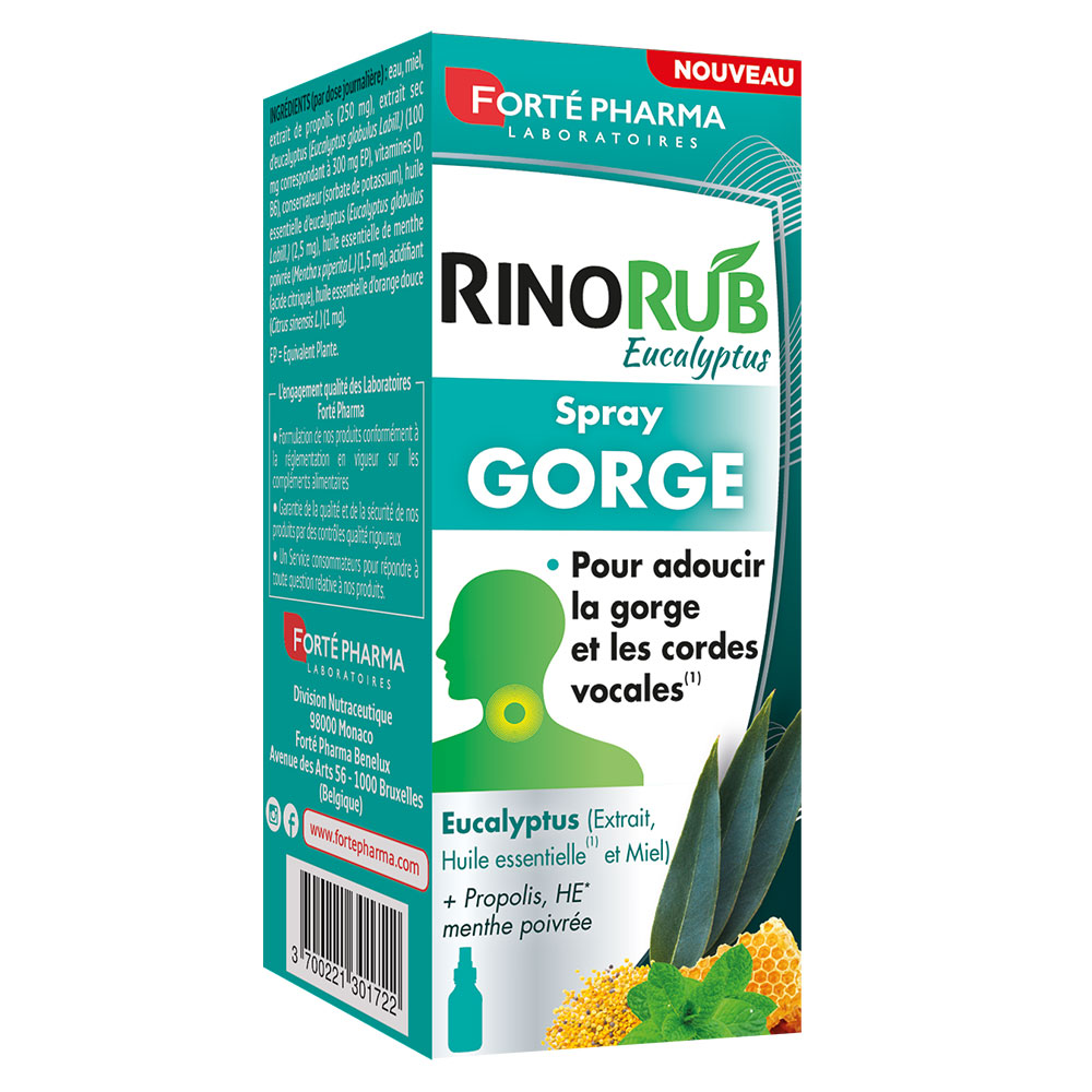 Forté Pharma RinoRub Spray gola eucalipto 15 ml