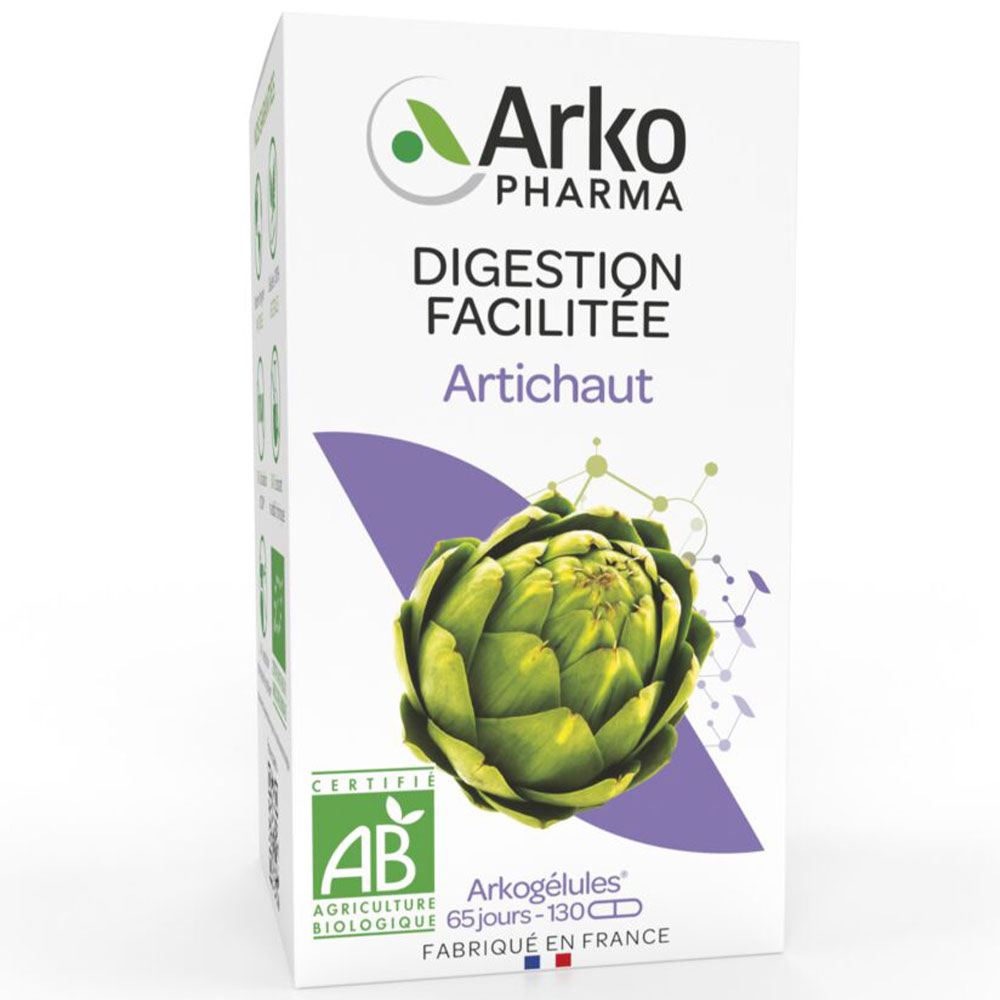 Arkopharma Arkocapsule Aiuto alla digestione Carciofo Biologico 130 capsule