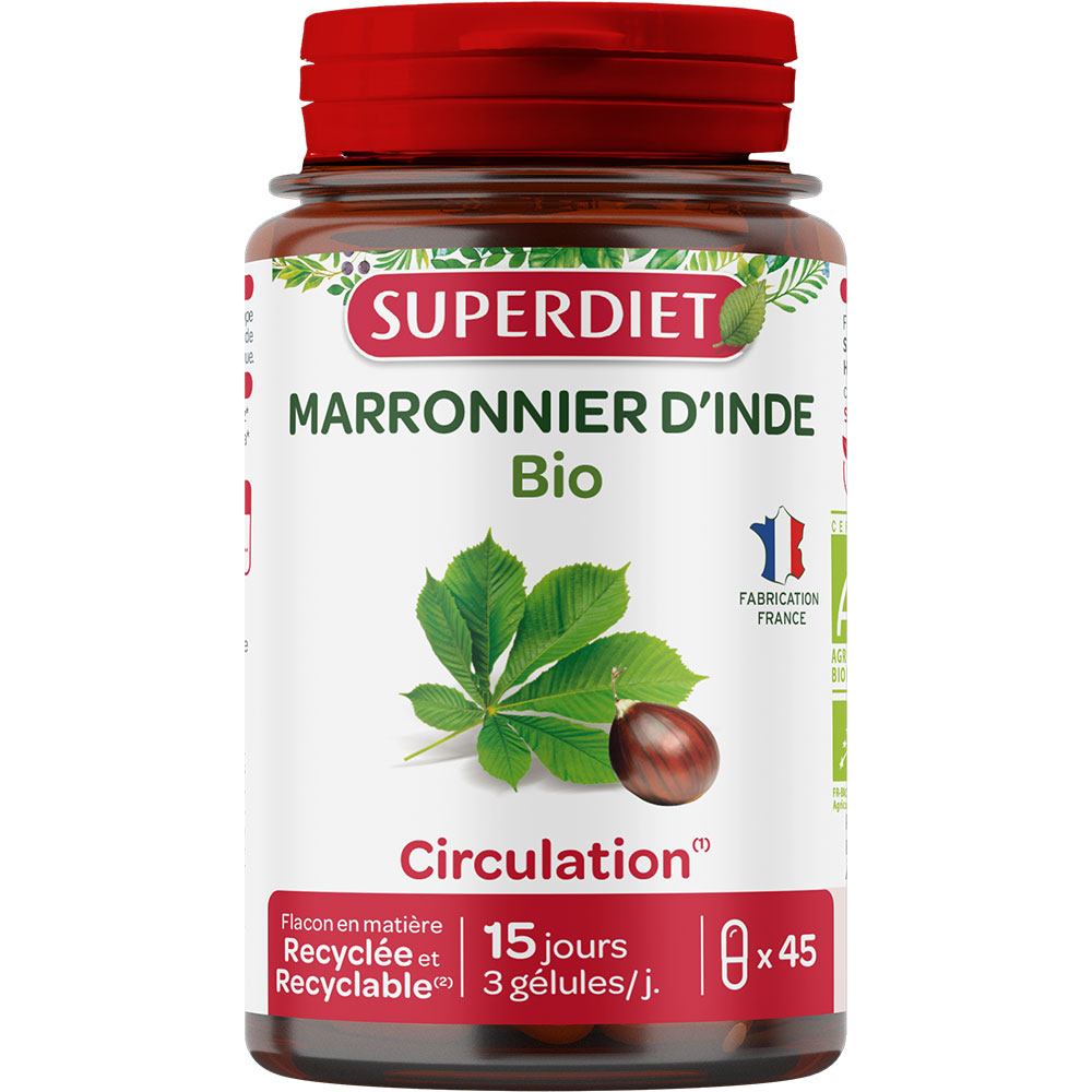 Superdiet Ippocastano biologico 45 capsule