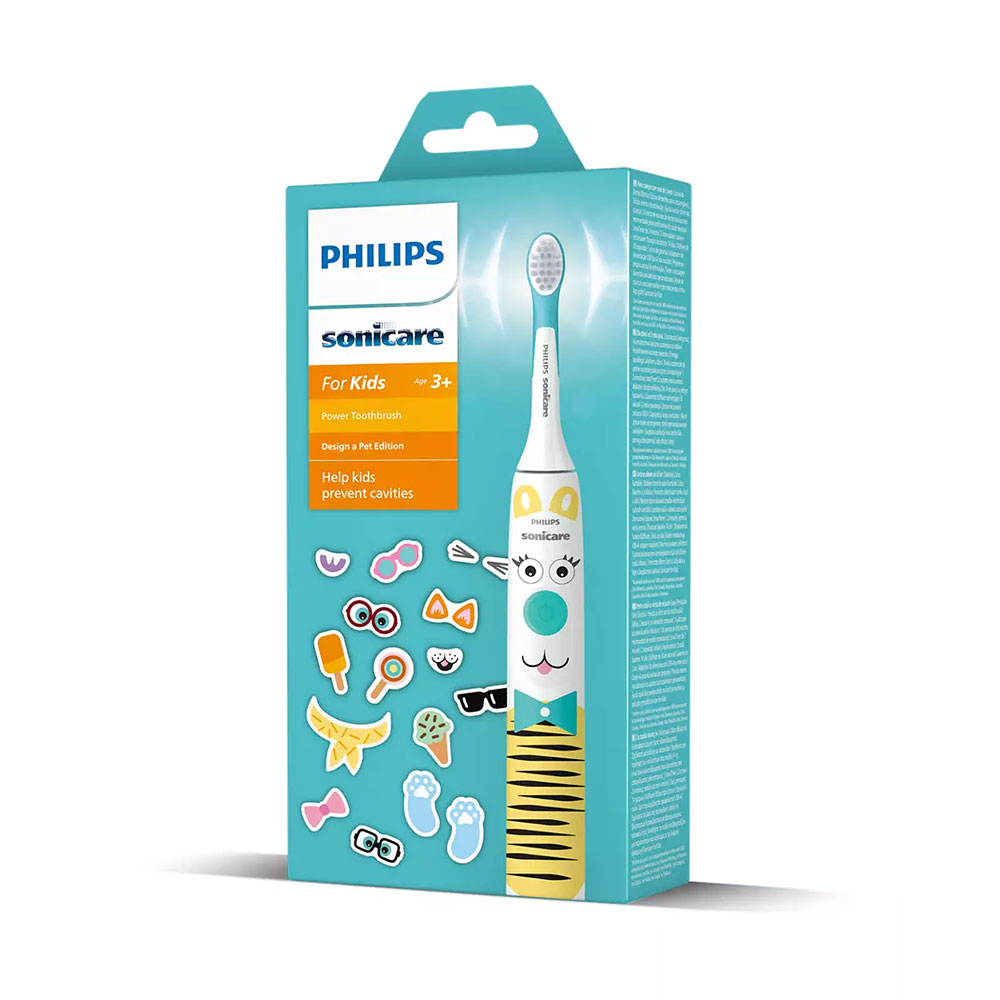 Philips Sonicare Spazzolino elettrico per bambini con adesivi a partire dai 3 anni