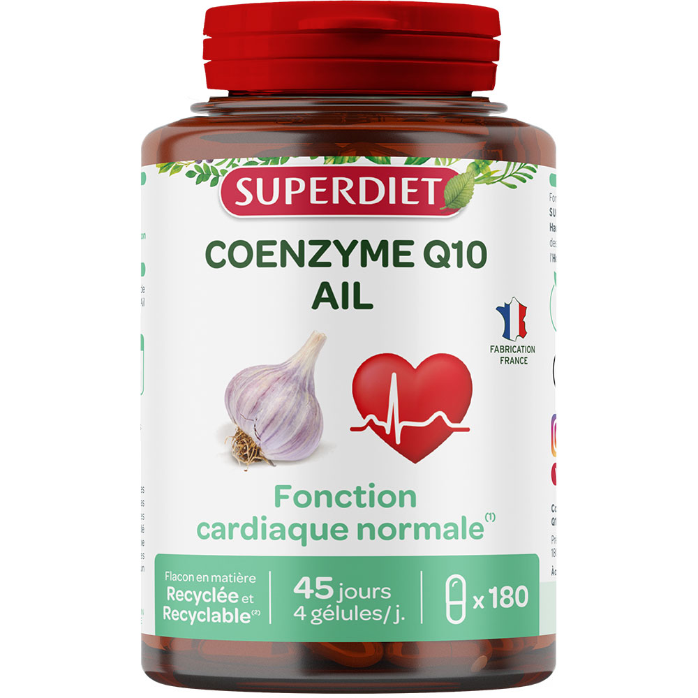 Superdiet Coenzima Q 10 - Aglio 180 capsule