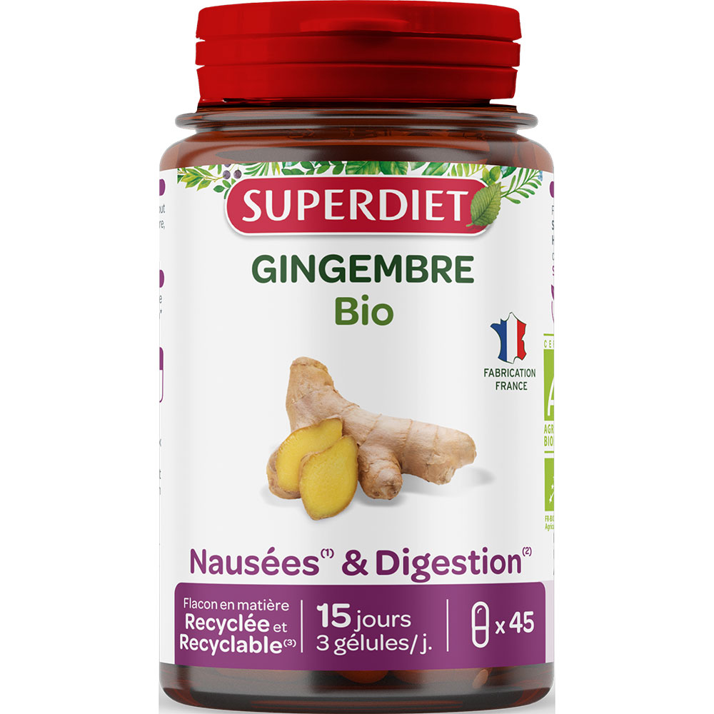 Superdiet Zenzero biologico 45 capsule