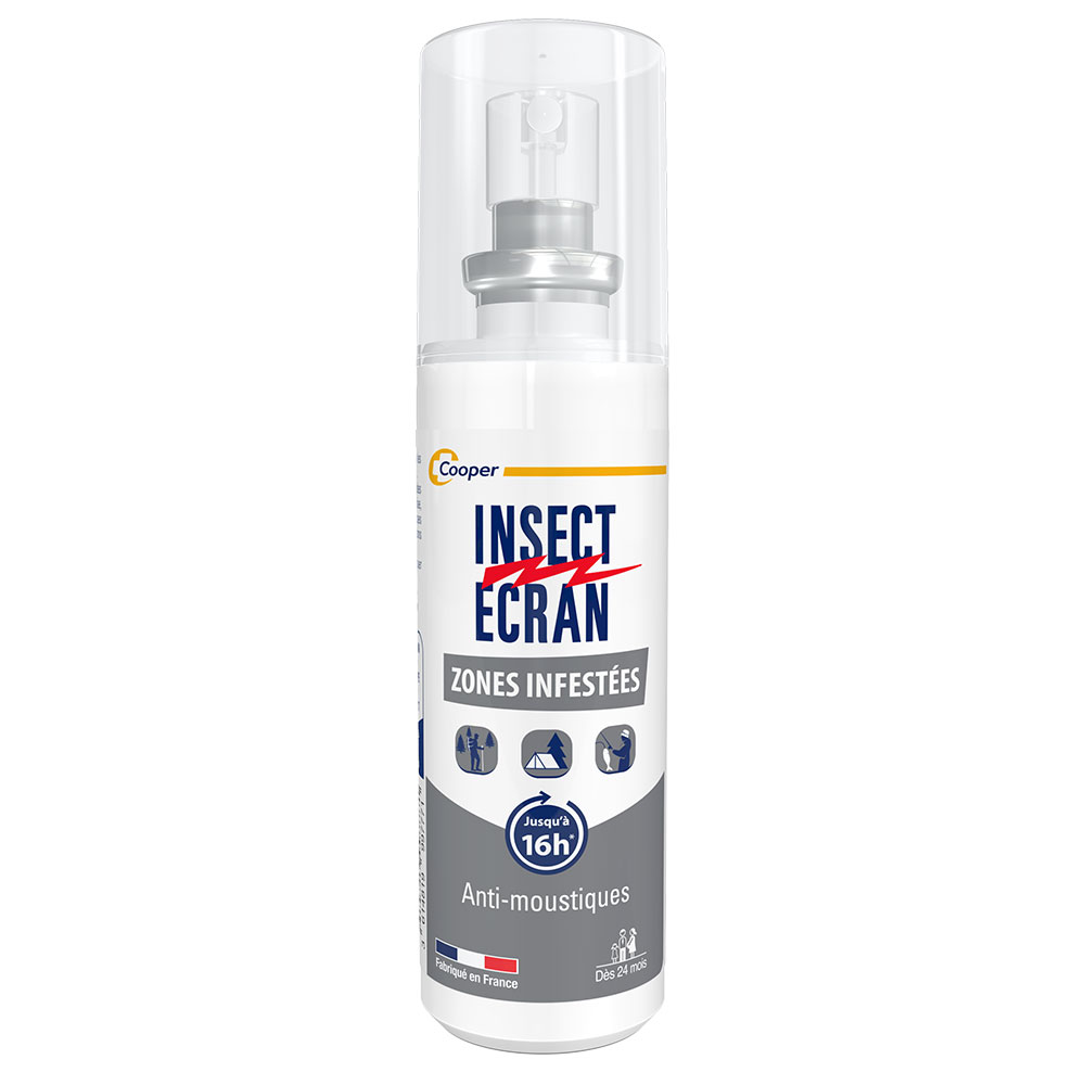 Insect Ecran Pelle Repellente cutaneo Aree infestate Dès 24 Mois Jusqu'à 8h 50ml
