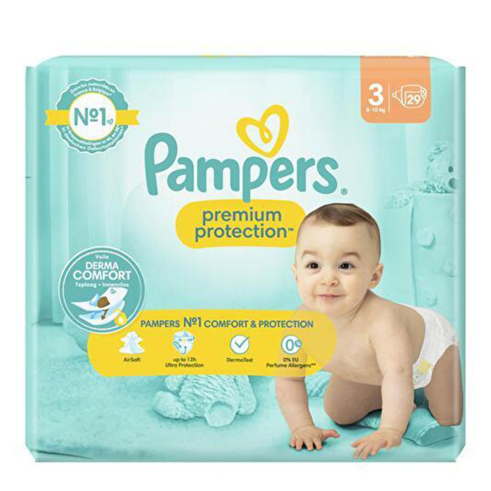 Pampers Premium Pannolini taglia 3 6-10 kg x29
