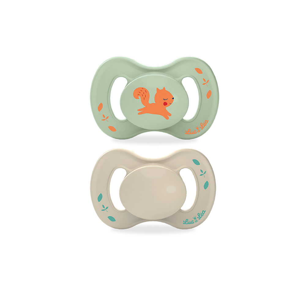 Luc Et Lea Nature Succhietto anatomico da 6 a 18 mesi x2